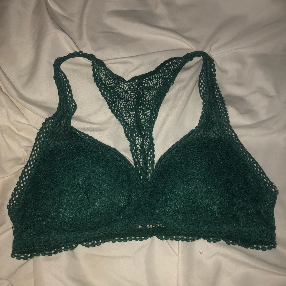 Dark green VS padded bralette